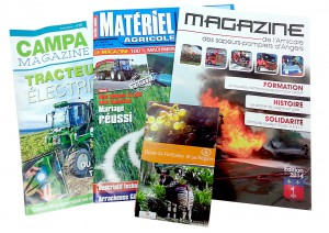 Régie publicitaire : CAMPA magazine, Magazine des sapeurs pompiers, plan de Doué-la-Fontaine